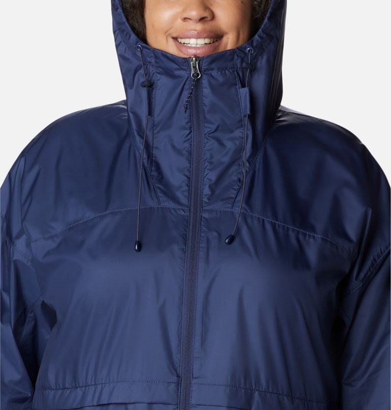 Women's Columbia Alpine Chill Windbreaker Jackets Navy | Plus Size CA-VL650